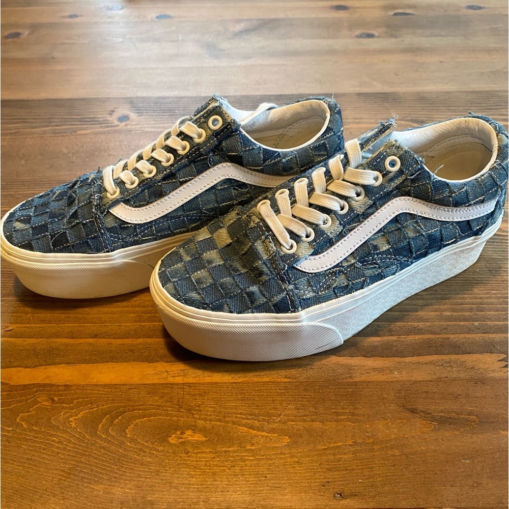 Vans Old Skool Stacked Woven Denim